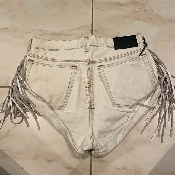 One Teaspoon Vintage Western Fringe Bandits Denim - Picture 3 of 5